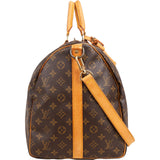 Louis Vuitton Monogram Canvas Keepall 55 Bandoulière Travel Bag