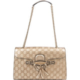 Gucci Guccissima Leather Emily Chain Shoulder Bag