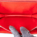 Celine Classic Red Boxcalf Leather Medium Box Crossbody Bag
