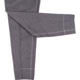 Hermès Grey Cotton Stitched Side Zipper Trousers (FR34 / DE32)