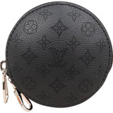 Louis Vuitton Monogram Mahina Leather Round Rond Coin Pouch Bag Charm