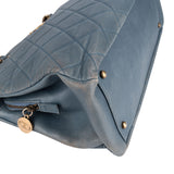 Chanel Quilted Lambskin CC Crown Tote Shoulder Bag