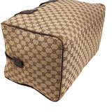 Gucci Monogram GG Canvas Web Boston Handbag