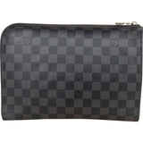 Louis Vuitton Monogram Damier Graphite Canvas Pochette Jour Clutch