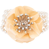 Miu Miu Pearl Flower Bracelet