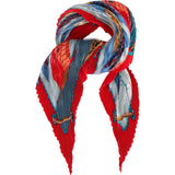 Hermès Sailor Print Plissé Tuch Scarf