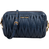Miu Miu Matelassé Leather Camera Crossbody Bag