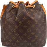 Louis Vuitton Monogram Canvas Sac Noé Petit Shoulder Bag