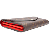 Louis Vuitton Monogram Canvas Sarah Wallet