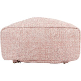 Chanel Woven Tweed Deauville Drawstring Bucket Backpack