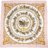Hermès La Promenade de Longchamps Silk 90 Scarf Tuch