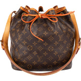 Louis Vuitton Monogram Canvas Sac Noé Petit Shoulder Bag