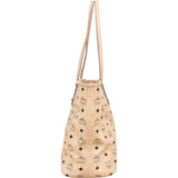 MCM Monogram Visetos Zoo Rabbit  Liz Shopper Shoulder Bag