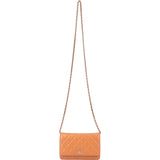 Chanel Quilted Caviar Leather Wallet On Chain Crossbody Bag