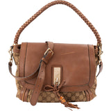 Gucci Monogram GG Canvas Bella Flap Handbag