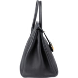 Hermès Noir Veau Togo Leather Gold Birkin 35 Handbag