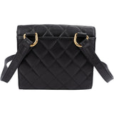 Chanel Quilted Lambskin 24K Gold Single Flap Crossbody Bag