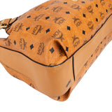 MCM Monogram Visetos Drawstring Hobo Handbag