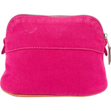 Hermès Pink Canvas Mini Bolide Pouch