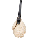 [🔄️B09 / F18] Fendi Multicolor Leather Wool Knit Baguette Shoulder Bag - vintageandkickz