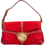 Gucci Satin Crystal GG Micro Flap Bag Handbag