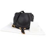 Chloé Grained Calfskin Small Marcie Saddle Crossbody Bag