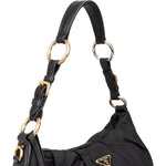 Prada Nylon Gaufre Triangle Shoulder Bag - vintageandkickz