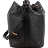 Louis Vuitton Noir Epi Leather Sac Noé Petit Shoulder Bag