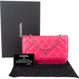 Chanel Quilted Lambskin Wallet On Chain Crossbody Bag