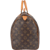 Louis Vuitton Monogram Canvas Speedy 40 Handbag - vintageandkickz