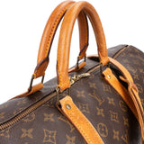 Louis Vuitton Monogram Canvas Keepall 55 Bandoulière Travel Bag