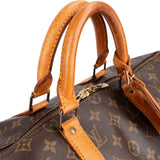 Louis Vuitton Monogram Canvas Keepall 50 Travel Bag