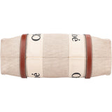Chloé Canvas Medium Woody Tote Shoulder Bag