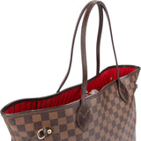 Louis Vuitton Monogram Damier Ebene Neverfull MM Shoulder Bag