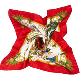 Hermès Joies d'Hiver Silk Carre 90 Scarf Tuch