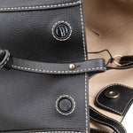 Polène Grained Leather Cyme Tote Handbag - vintageandkickz