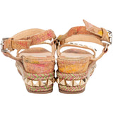 Christian Louboutin Multicolor Braided Studded Cataclou Sandals (35)