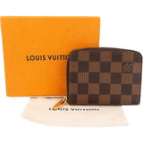 Louis Vuitton Monogram Damier Ebene Zippy Coin Wallet
