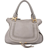 Chloé Grey Leather Marcie Handbag