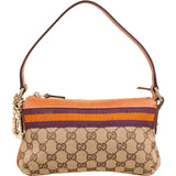Gucci Monogram GG Canvas Striped Pochette Accessoires Handbag