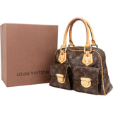 Louis Vuitton Monogram Canvas Manhattan PM Handbag