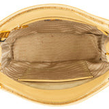 Prada Yellow Saffiano Leather Small Galleria Handbag