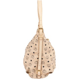 MCM Monogram Visetos Hobo Shoulder Bag