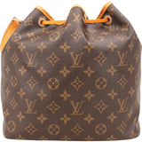 Louis Vuitton Monogram Canvas Sac Noé Petit Shoulder Bag
