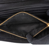 Prada Black Saffiano Leather Continental Wallet