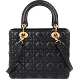 Christian Dior Quilted Lambskin Lady Dior Handbag