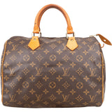 Louis Vuitton Monogram Canvas Speedy 30 Handbag