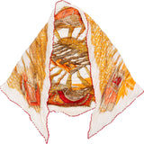 Hermès Ombres et Lumieres Plissé Tuch Scarf