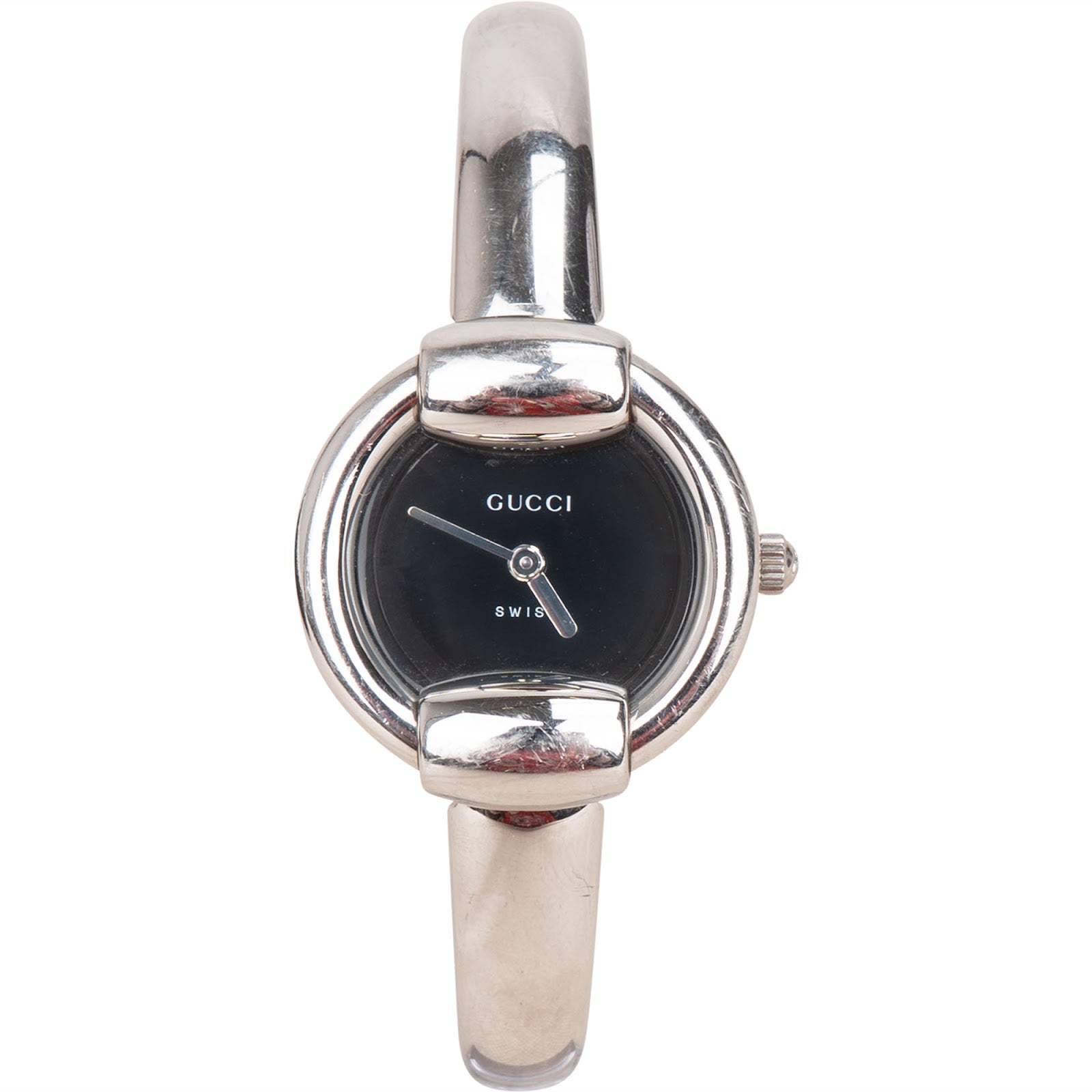 Gucci Silver Tone 1400L Women Watch - vintageandkickz
