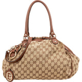 Gucci Monogram GG Canvas Sukey Hobo Shoulder Bag